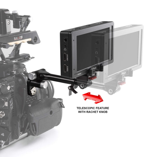 SHAPE Telescopic Push Button Magic Arm with Mini Quick Release Plate Arm SHAPE wlb