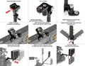 SHAPE Telescopic Push Button Magic Arm with Mini Quick Release Plate Arm SHAPE wlb