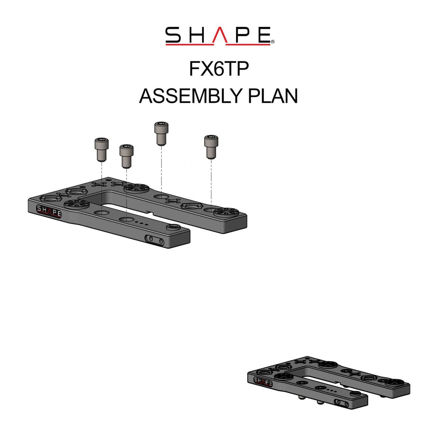 SHAPE Sony FX6 Top Plate Top Plate SHAPE wlb