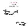 SHAPE Top Plate, Top Handle and View Finder Mount for Canon C200/C200B Top Plate SHAPE wlb