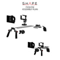 SHAPE V2 Shoulder Mount Mattebox Follow Focus For Sony FX3 & FX30 Shoulder Mount Rig SHAPE wlb