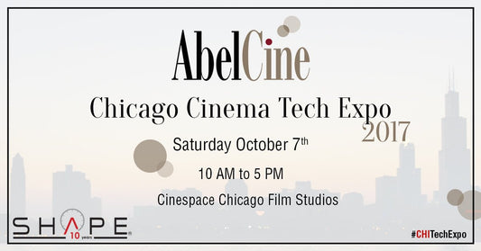 SHAPE WILL BE AT THE CHICAGO CINEMA TECH EXPO IN CHICAGO! - SHAPE wlb