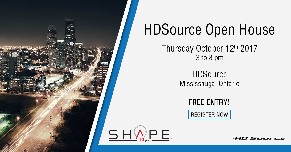 SHAPE WILL BE AT THE HDSOURCE OPEN HOUSE IN MISSISSAUGA! – SHAPE wlb