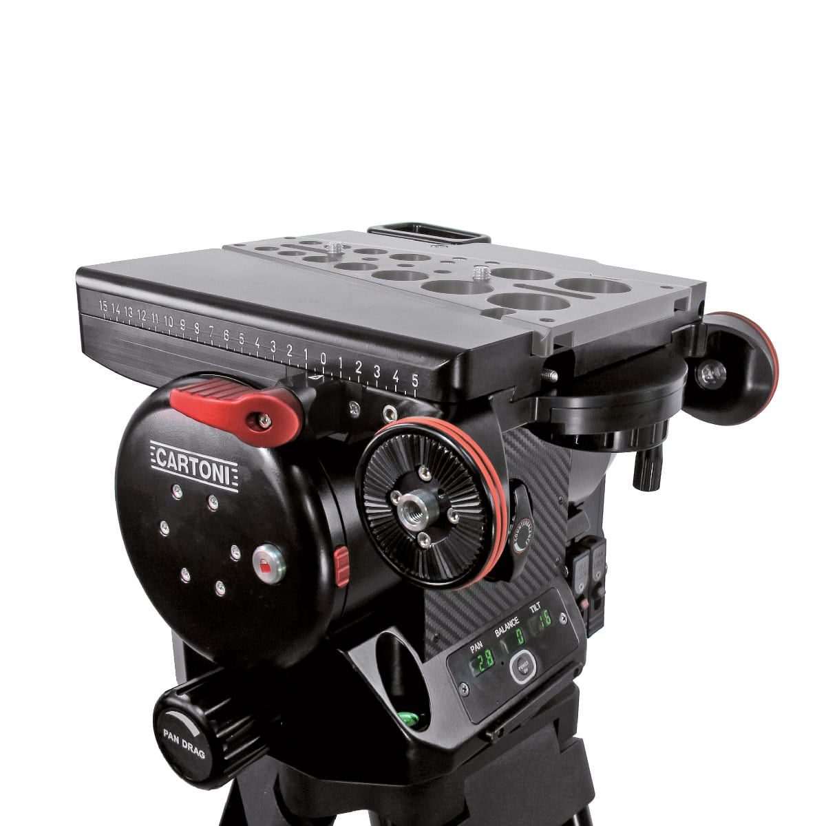 CARTONI MAGNUM Fluid Head Tripod Head SHAPE wlb