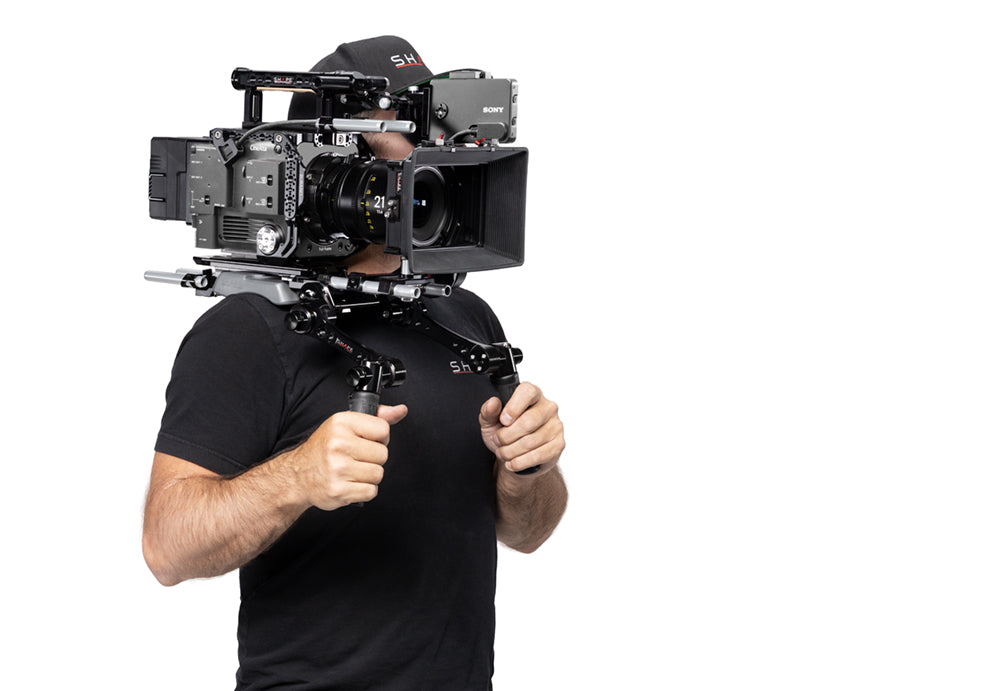 SHAPE Double Quick Handles ARRI Rosette Black Handle SHAPE wlb