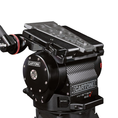 Cartoni Master 65 Heavy-Duty Fluid Head – Broadcast & Long-Lens Performance Tripod Head SHAPE wlb