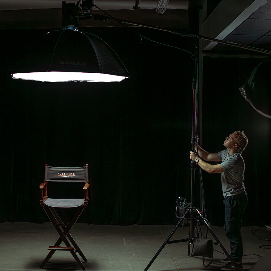 SHAPE Heavy-Duty Boom with Junior and Baby Adapter Light Stand SHAPE wlb