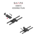 SHAPE Canon EOS C80 ARCA Baseplate 15mm LWS Baseplate SHAPE wlb