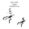 SHAPE Canon EOS C80 Baseplate Cage with Handles Baseplate SHAPE wlb