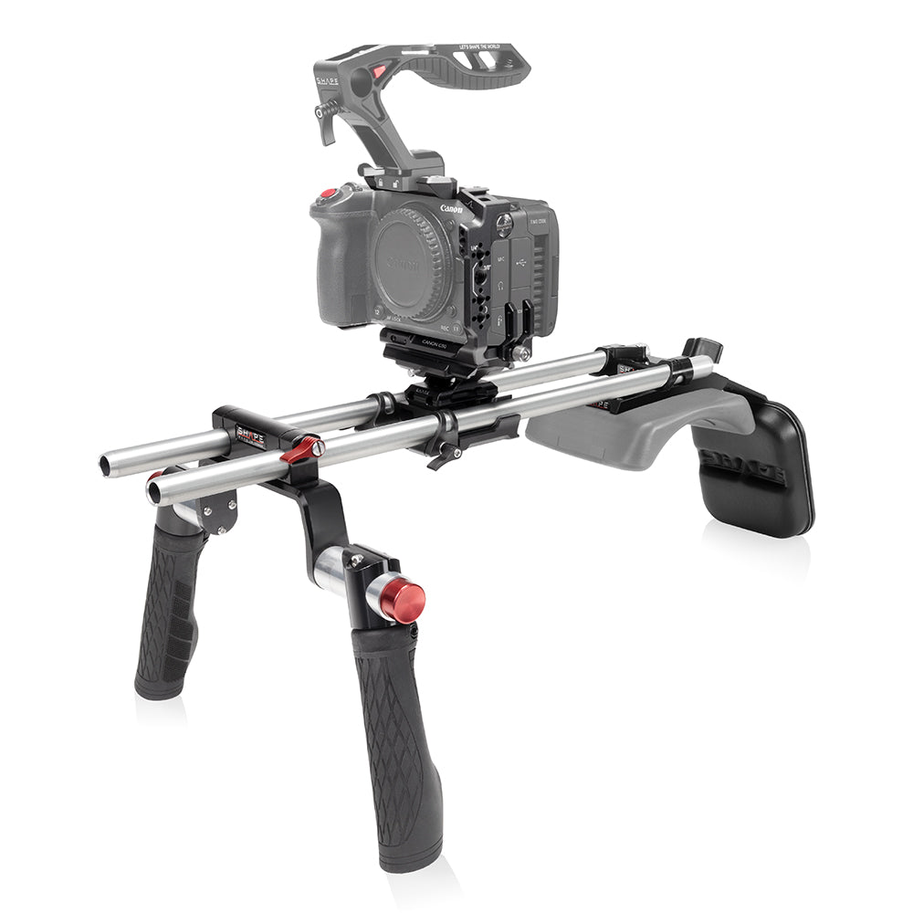 SHAPE Shoulder Mount System for Canon C50 with 15mm rods and handles