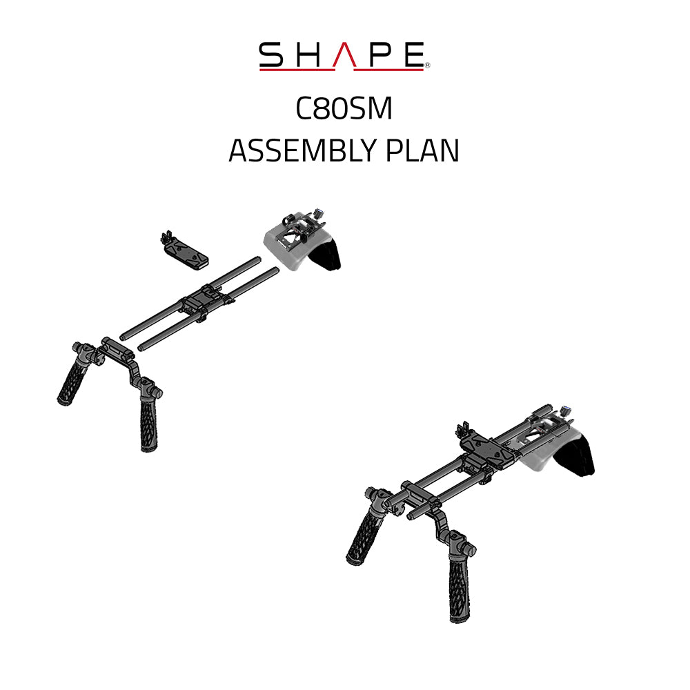 SHAPE Canon EOS C80 Shoulder Mount System