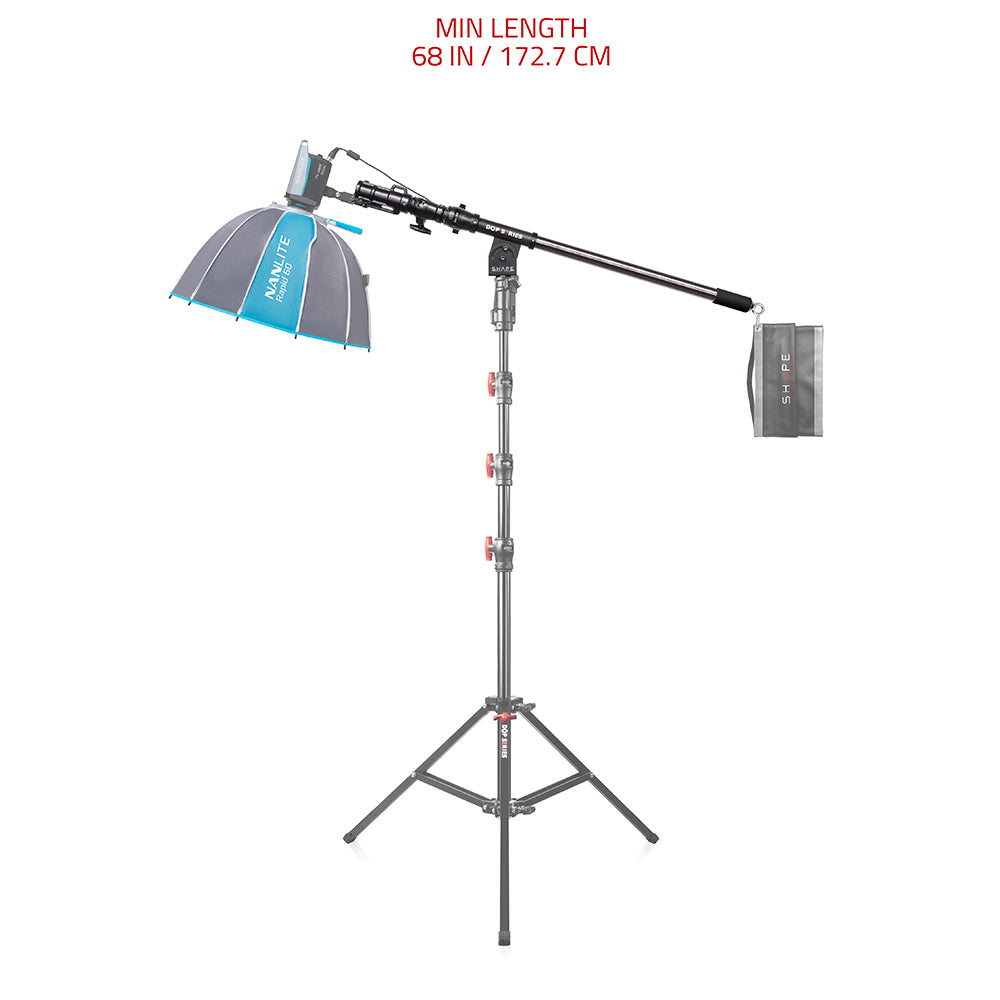 SHAPE Heavy-Duty Boom with Junior and Baby Adapter Light Stand SHAPE wlb