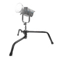 SHAPE Turtle Base C-Stand Black with Junior to Baby Pin Adapter Light Stand SHAPE wlb