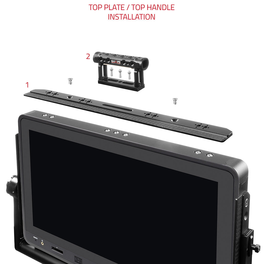 SHAPE Yoke Mount Push Button Kit for Atomos SUMO Pro 19 Monitor Accessory SHAPE wlb