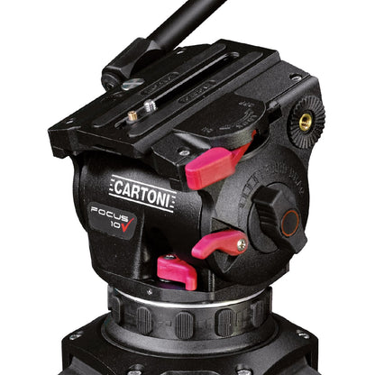 CARTONI FOCUS 10 Fluid Head Tripod Head SHAPE wlb