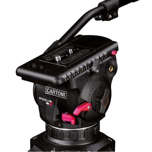 CARTONI FOCUS 12 Fluid Head Tripod Head SHAPE wlb