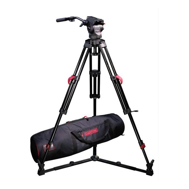 CARTONI FOCUS 8 2-St Red Lock ALU System GS Tripod CARTONI