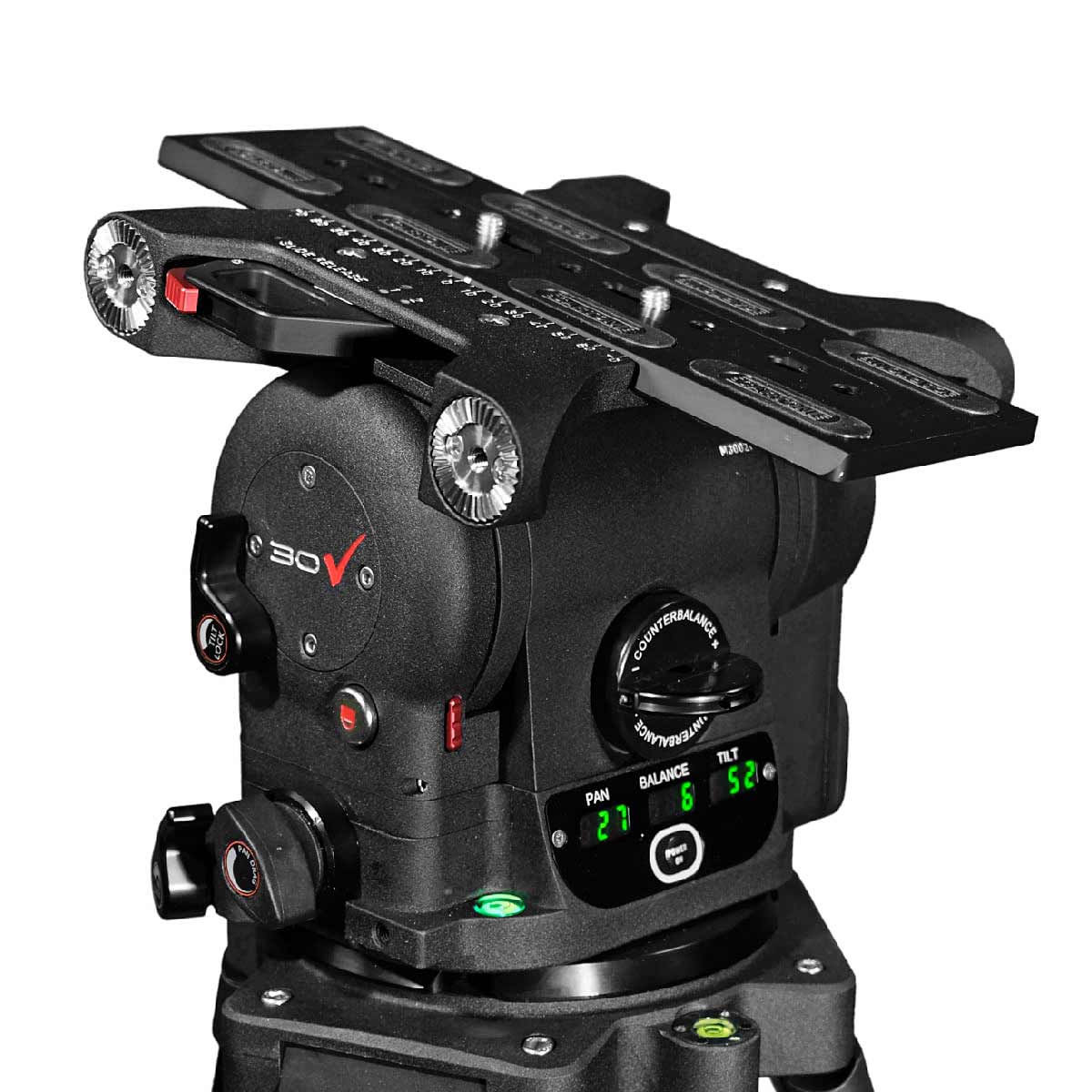 CARTONI Maxima 30 - Cine Style Slide Tripod Head SHAPE wlb