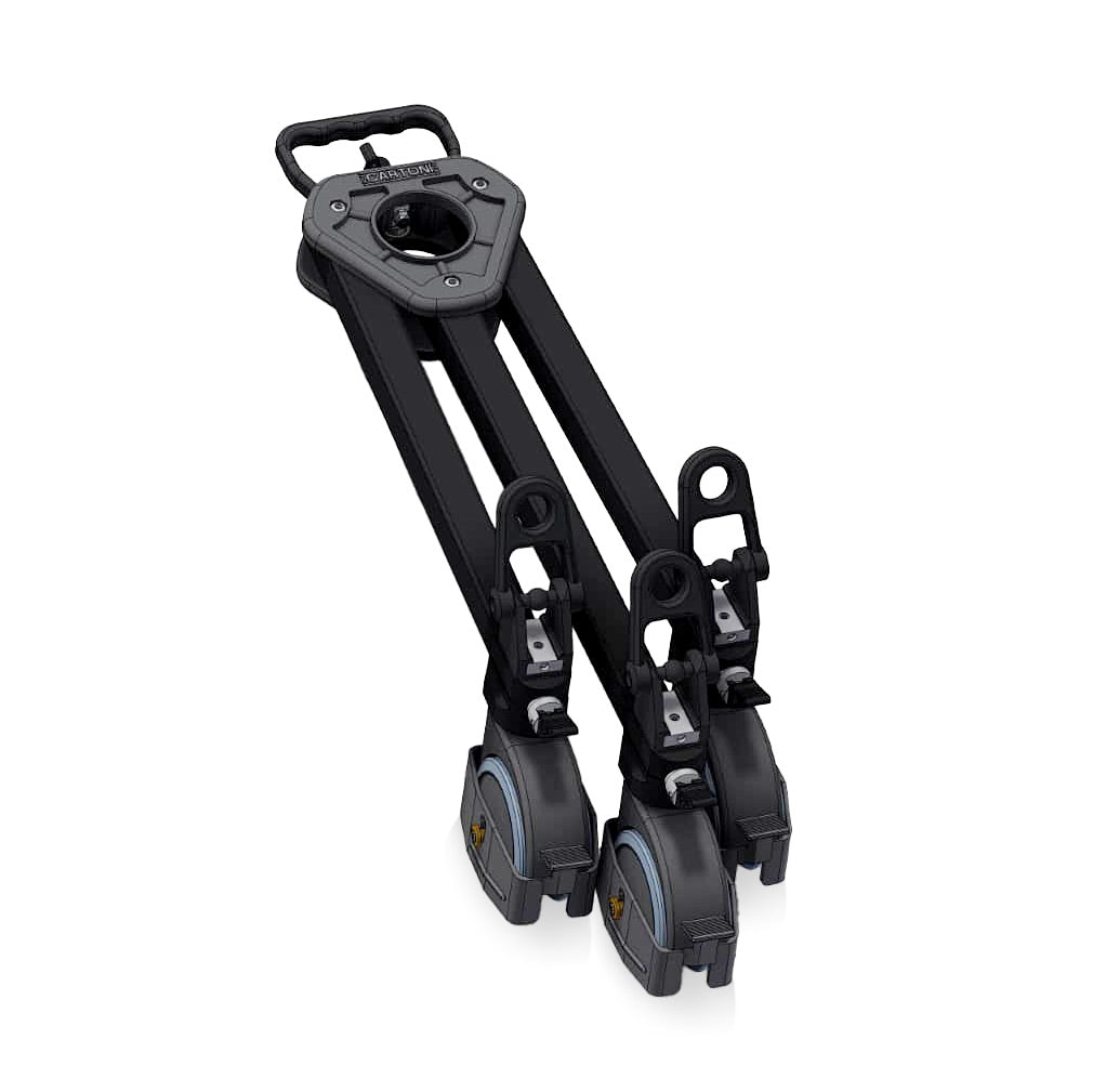 CARTONI Standard Dolly 100mm Double Wheels Tripod Accessory SHAPE wlb