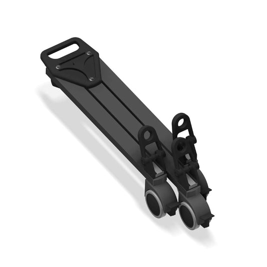 Lightweight Dolly 75mm double wheels - for Red lock - SDS - TZ001 Tripod Accessory SHAPE wlb
