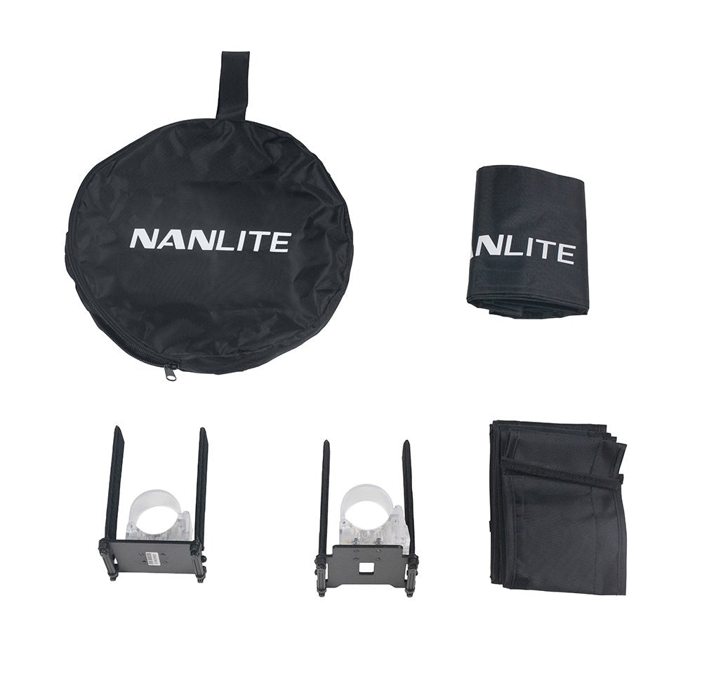 NANLITE Barndoor with Eggcrate for Pavotube II 15C Light Accessories SHAPE wlb