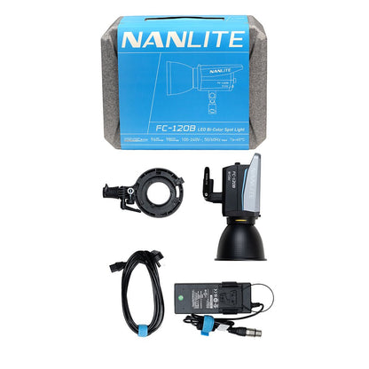 NANLITE FC-120B LED Bi-color Spot Light Light Fixture SHAPE wlb