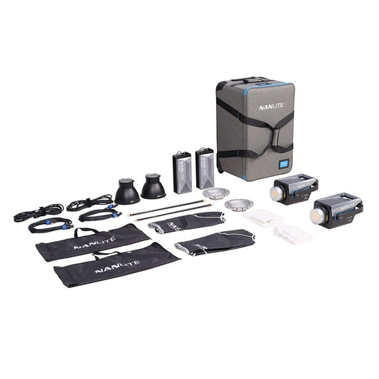 NANLITE FC-500B 2-Light Trolley Case Kit Light Fixture SHAPE wlb