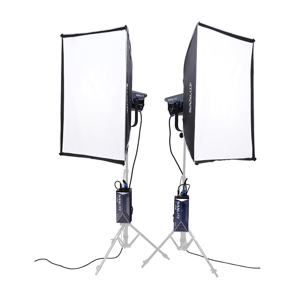 NANLITE FC-500B 2-Light Trolley Case Kit Light Fixture SHAPE wlb