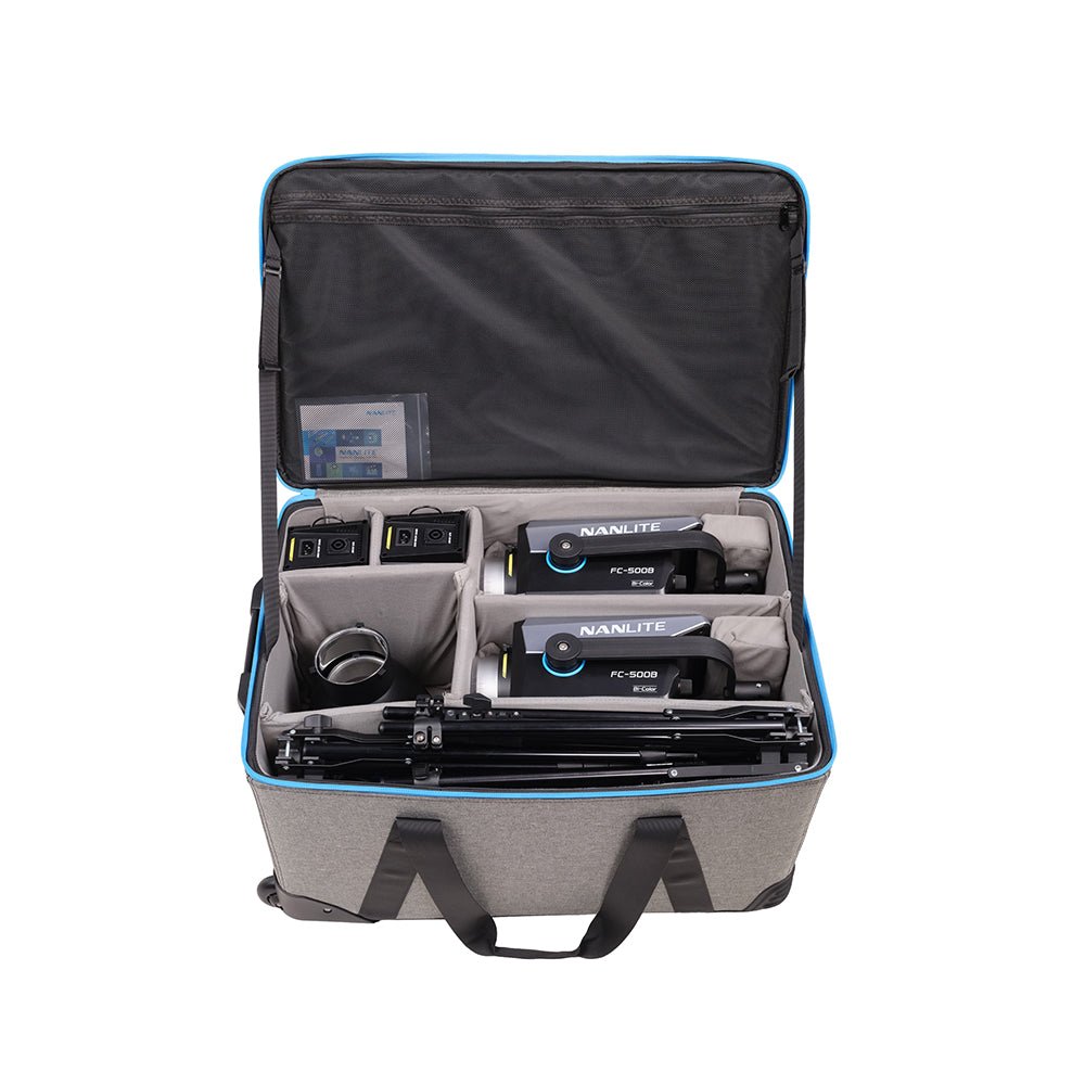 NANLITE FC-500B 2-Light Trolley Case Kit Light Fixture SHAPE wlb
