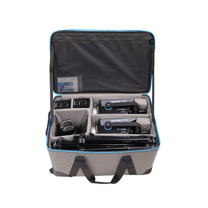 NANLITE FC-500B 2-Light Trolley Case Kit Light Fixture SHAPE wlb