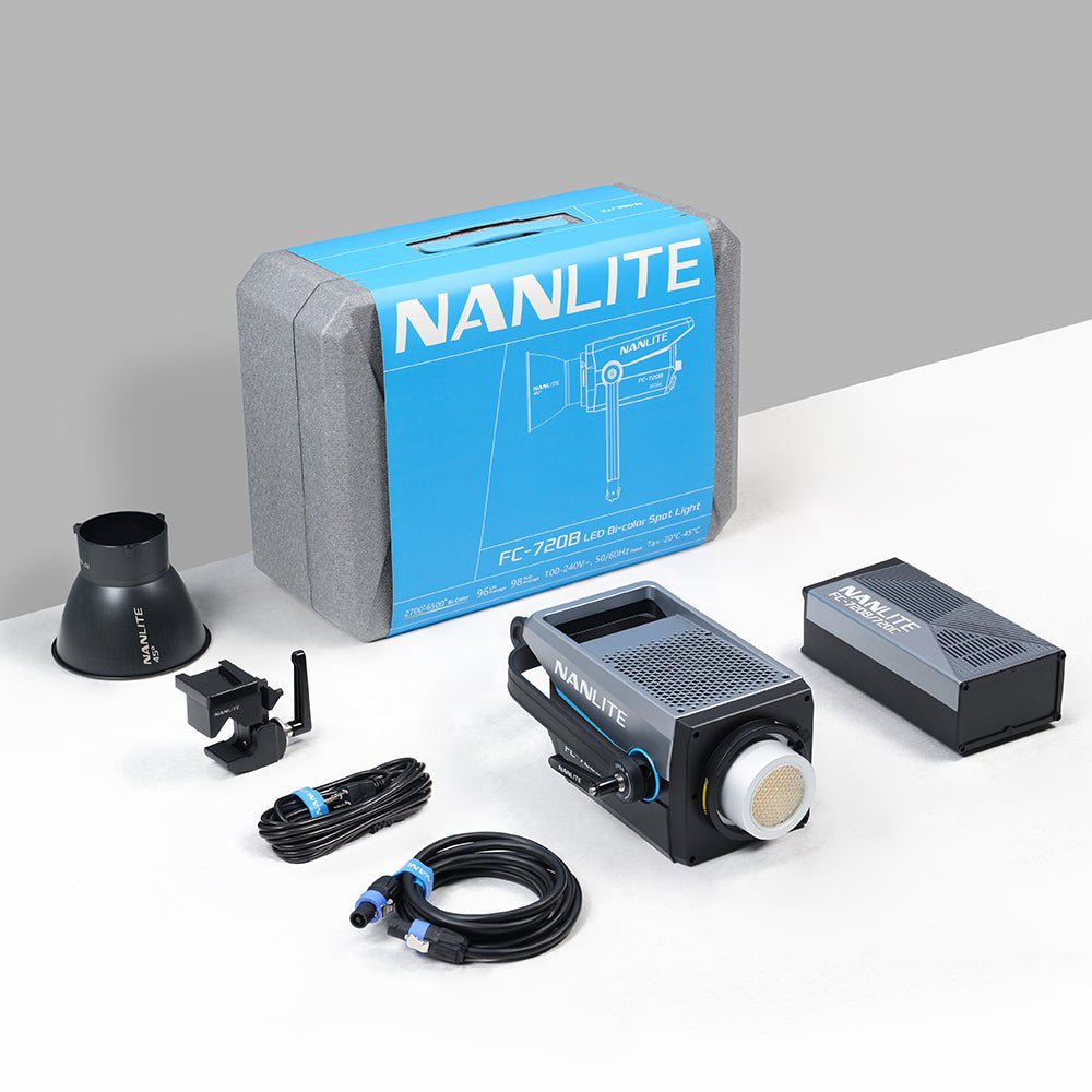 NANLITE FC-720B LED Bi-color Spot Light Light Fixture SHAPE wlb