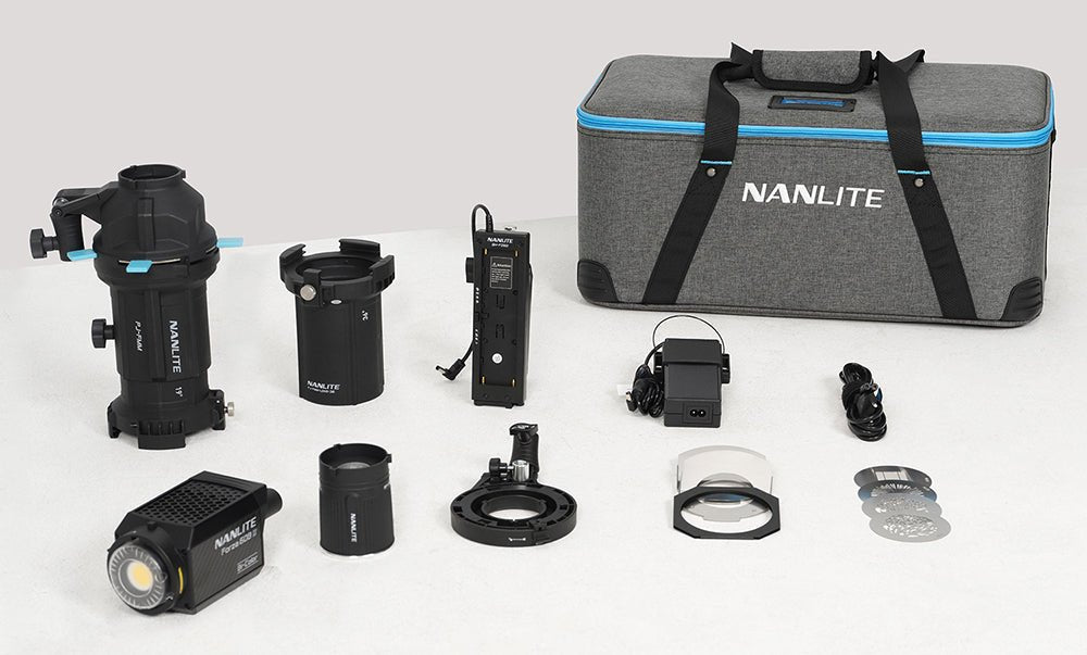 NANLITE Forza 60B II LED Bi-color Spot Light with 19°&36° Projection Attachment Light Fixture SHAPE wlb