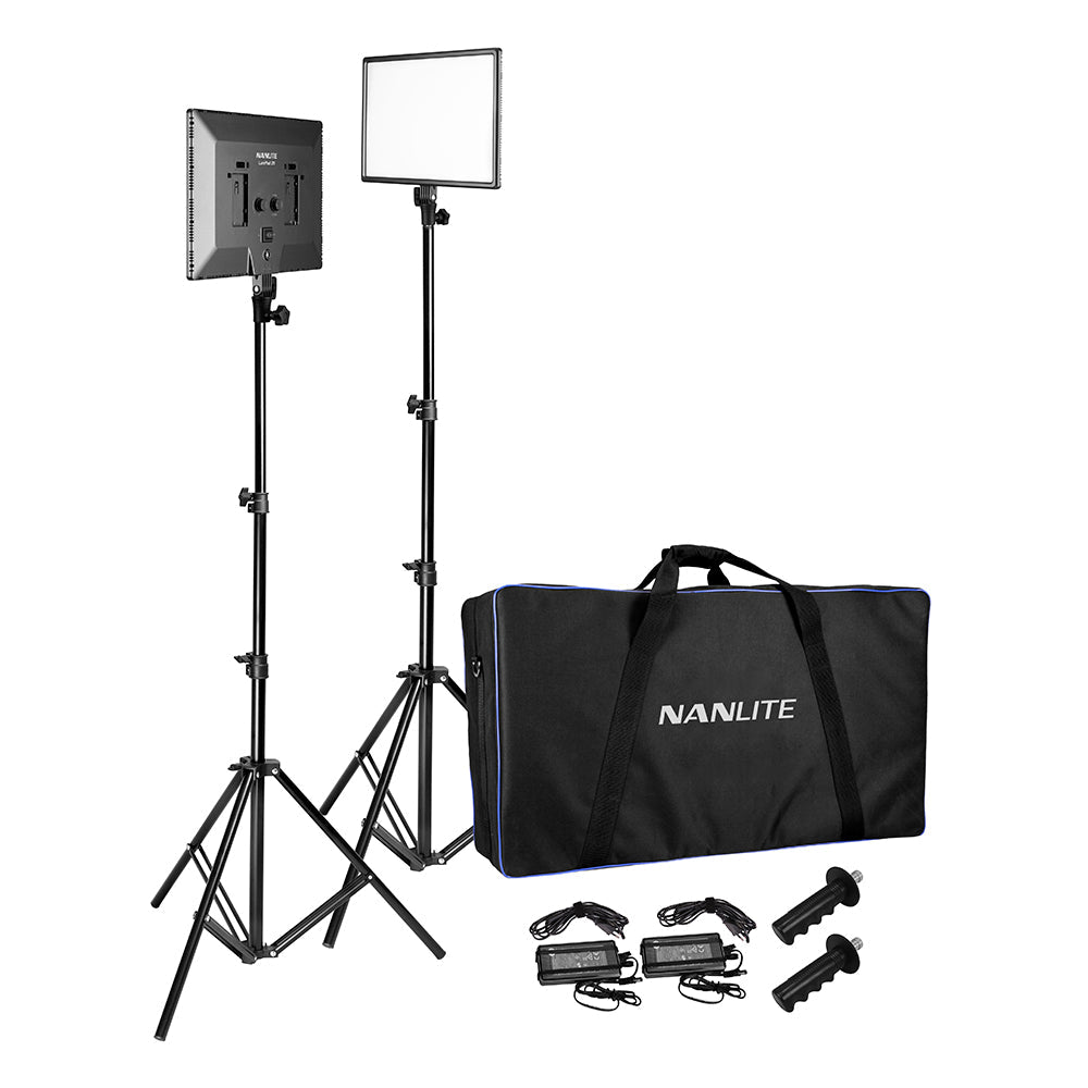 NANLITE Lumipad 25 2KIT with Power Adapter Light Fixture SHAPE wlb