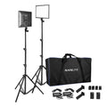NANLITE LumiPad 25 2kit with Power Adapter & Battery Light Fixture NANLITE
