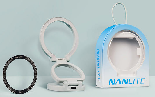 NANLITE Lumo Phone Ring Light (MagSafe Compatible) (Mint Blue) Light Fixture SHAPE wlb