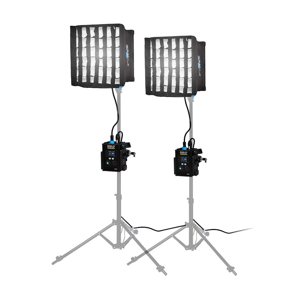 NANLITE PavoSlim 60B 2-Light Kit Light Fixture SHAPE wlb