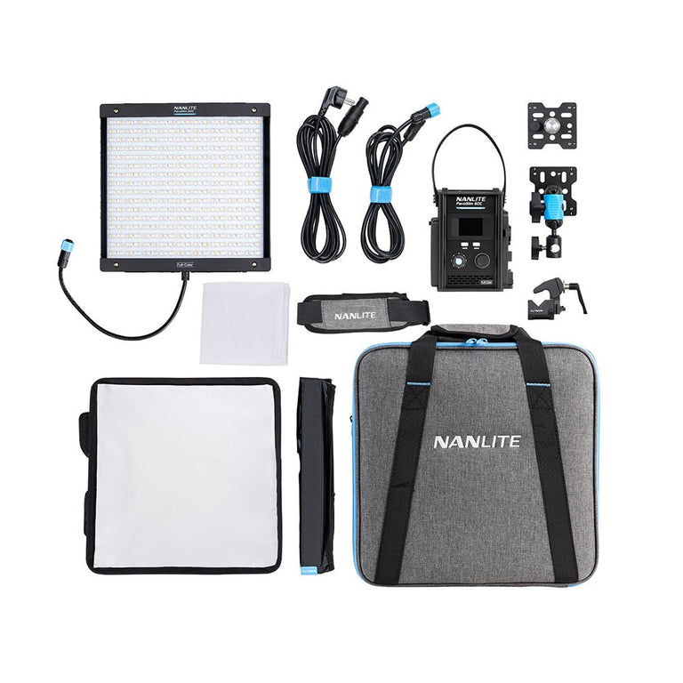 NANLITE PavoSlim 60B KIT with Quick Release Softbox & Clamp 