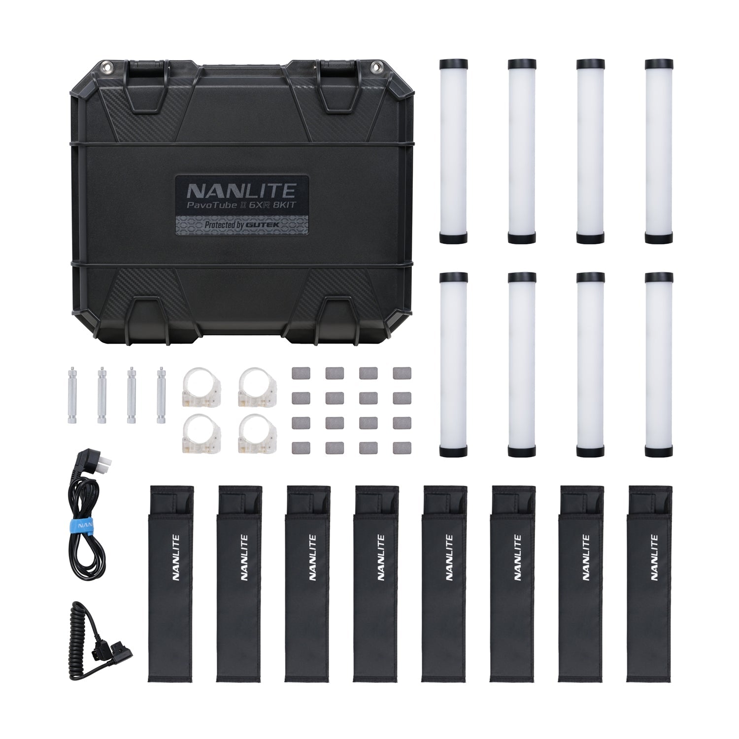 NANLITE PavoTube II 6XR LED RGBWW Pixel Tube Light 8KIT Light Fixture SHAPE wlb