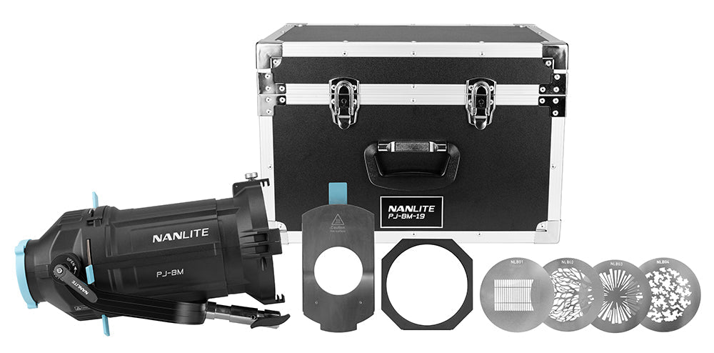 NANLITE Projection Attachment for Bowens Mount with 19°Lens Light Accessories SHAPE wlb