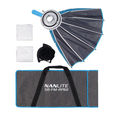 NANLITE Rapid 60 FM Mount Softbox Light Accessories SHAPE wlb
