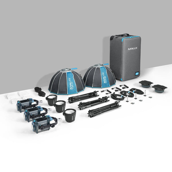 NANLUX Evoke 150C 3-Light Kit with Trolley Case – SHAPE wlb