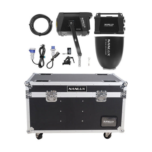 NANLUX Evoke 2400B Bi-color Spot Light with Reflector 45° in Flight case Light Fixture SHAPE wlb