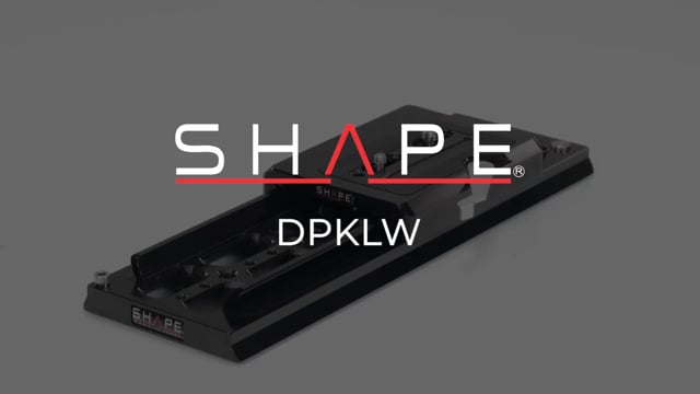 SHAPE Bridge Plate Universal ARRI Standard with ARRI Dovetail Plate 12 inches Dovetail SHAPE wlb