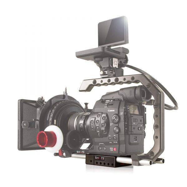 SHAPE 15 mm Baseplate for Canon C100/C300/C500  Baseplate SHAPE wlb   