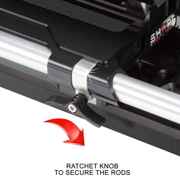 SHAPE Sony Burano & Venice 15 mm Sliding Baseplate Baseplate SHAPE wlb