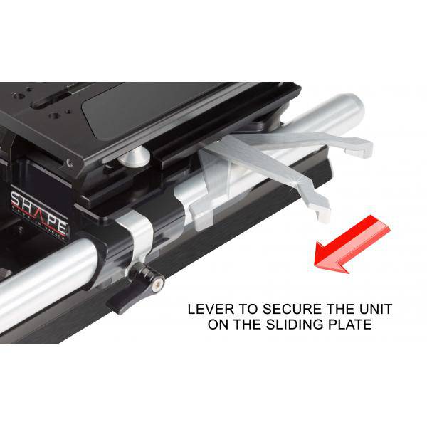 SHAPE Sony Burano & Venice 15 mm Sliding Baseplate Baseplate SHAPE wlb