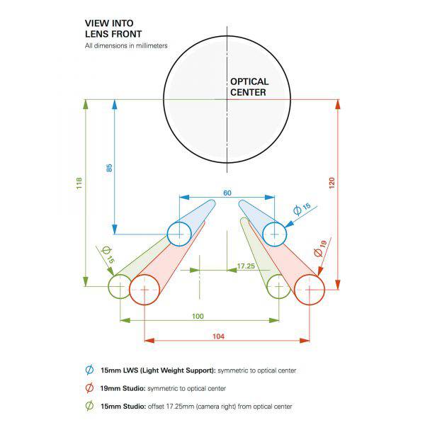 SHAPE Sony Burano & Venice 15 mm Sliding Baseplate Baseplate SHAPE wlb