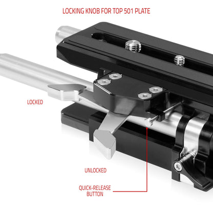 SHAPE Canon C400 15mm Lightweight Baseplate Camera Rig SHAPE wlb