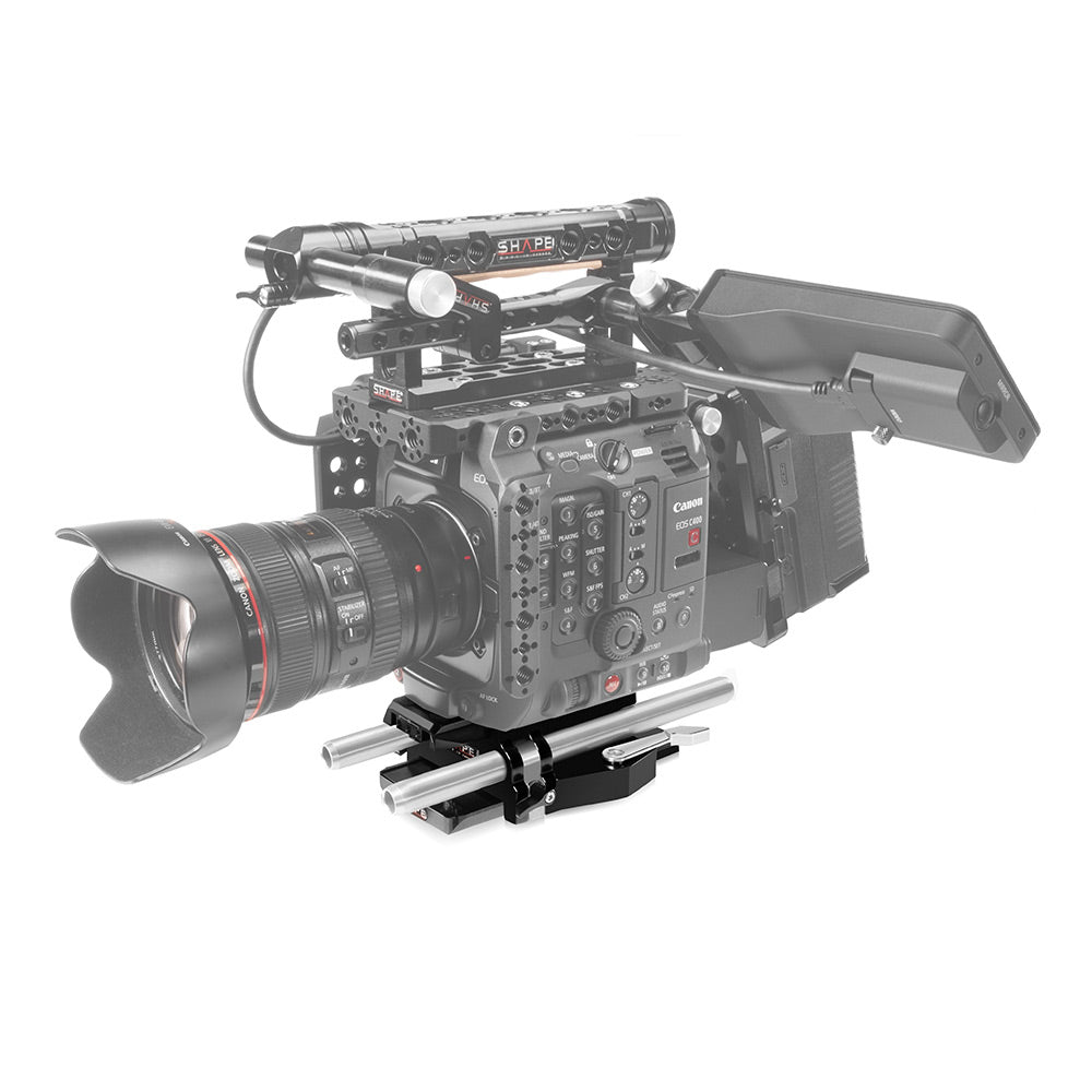 SHAPE Canon C400 15mm Lightweight Baseplate Camera Rig SHAPE wlb