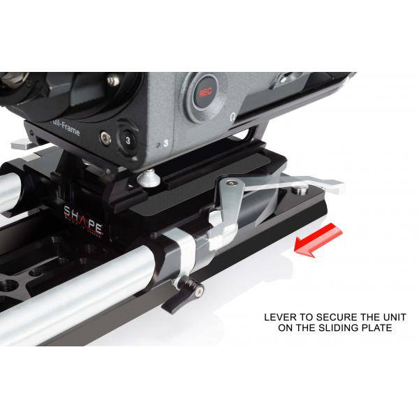 SHAPE Sony Burano & Venice 19 mm Sliding Baseplate Baseplate SHAPE wlb